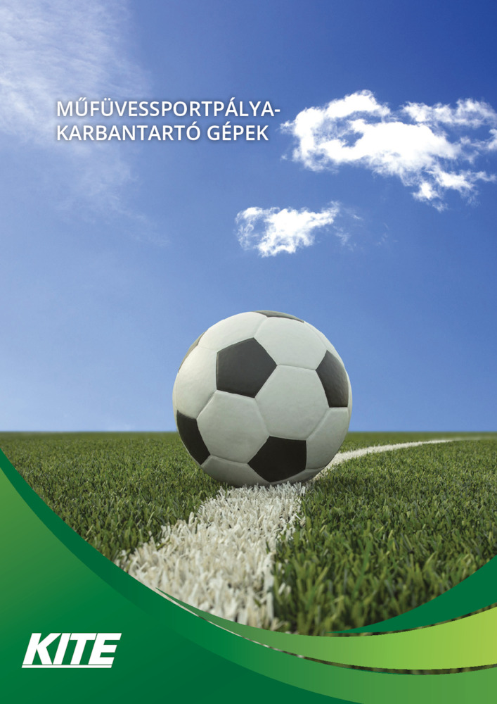 MŰFÜVES SPORTPÁLYA KARBANTARTÓ GÉPEK - Gépajánlat 2026