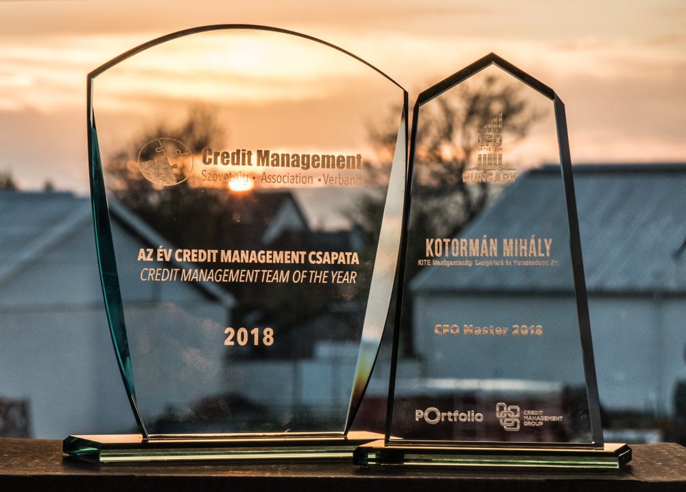 A CFO Master és az év Credit managment csapata díjak