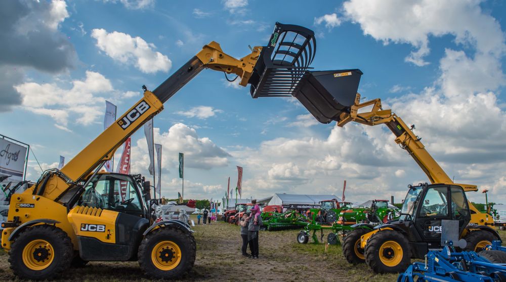 JCB a kiállításon