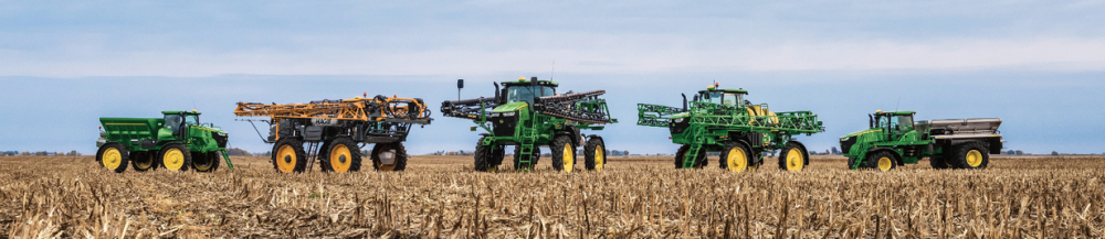 A John Deere permetezőgépek szortimentje