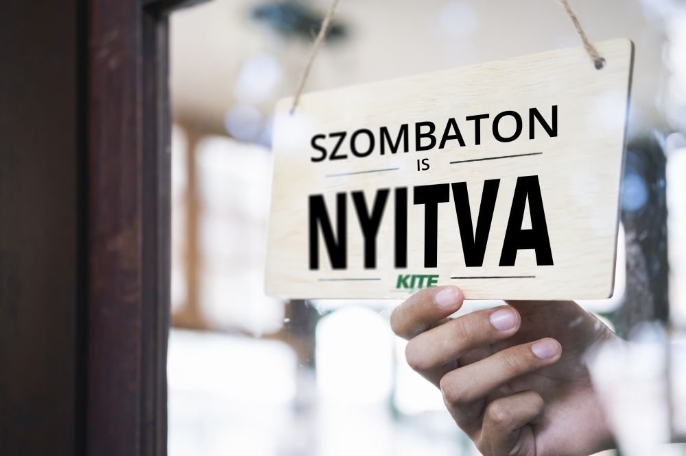 Szombaton is nyitva vagyunk