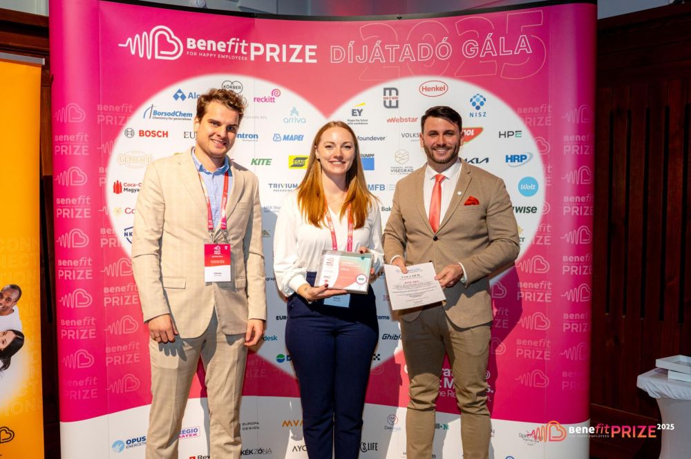Különdíjat kapott a KITE Zrt. a Benefit Prize díjátadón
