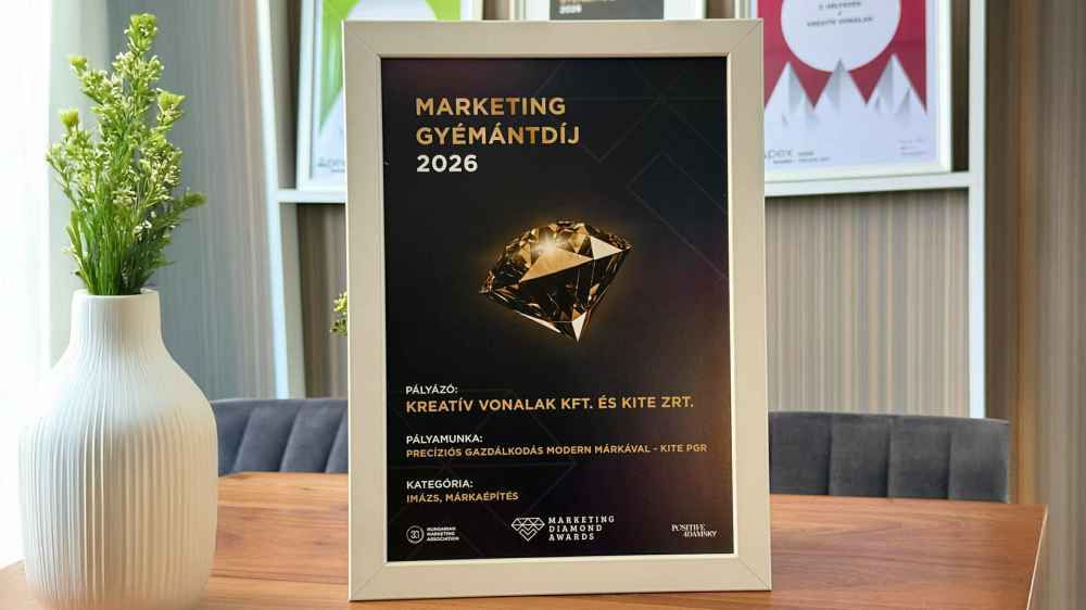 Marketing Gyémántdíjat nyert a KITE pgr.hu weboldala