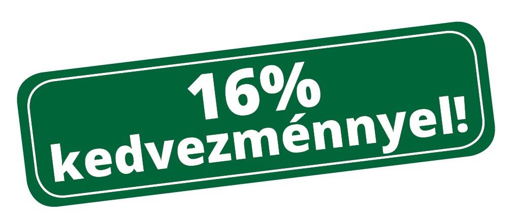 16% kedvezménnyel 