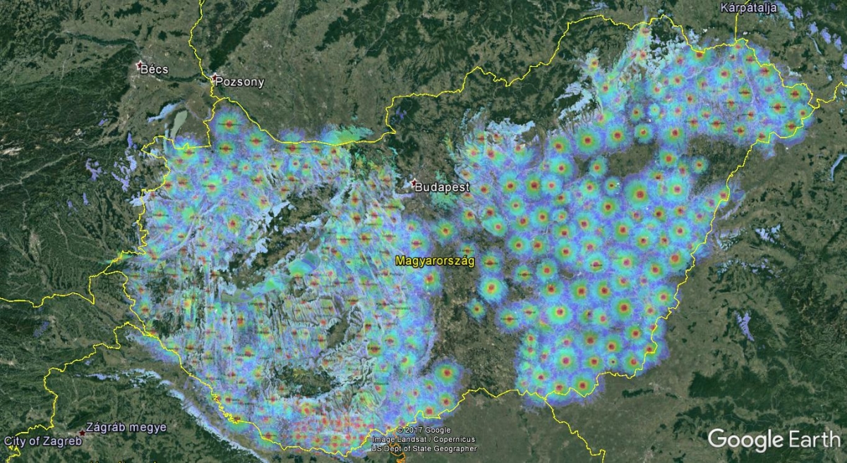 KITE RTK hálózat Magyarországon