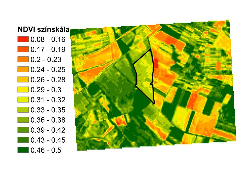 NDVI színskála