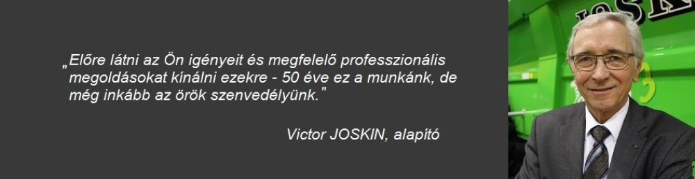 Victor Joskin üzenete