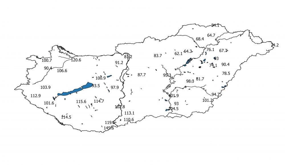 A vetésfehérítő fejlődéséhez szükséges hőösszegek, 2021.04.25.