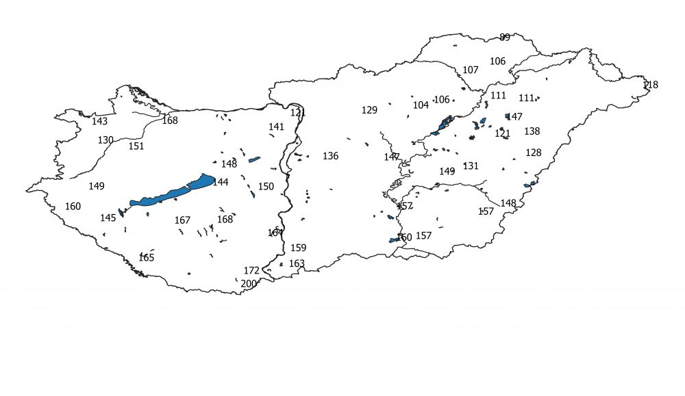 A vetésfehérítő fejlődéséhez szükséges hőösszegek, 2021.05.02