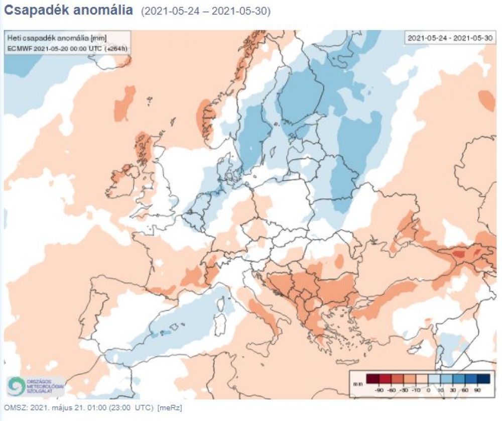 Csapadék anomália