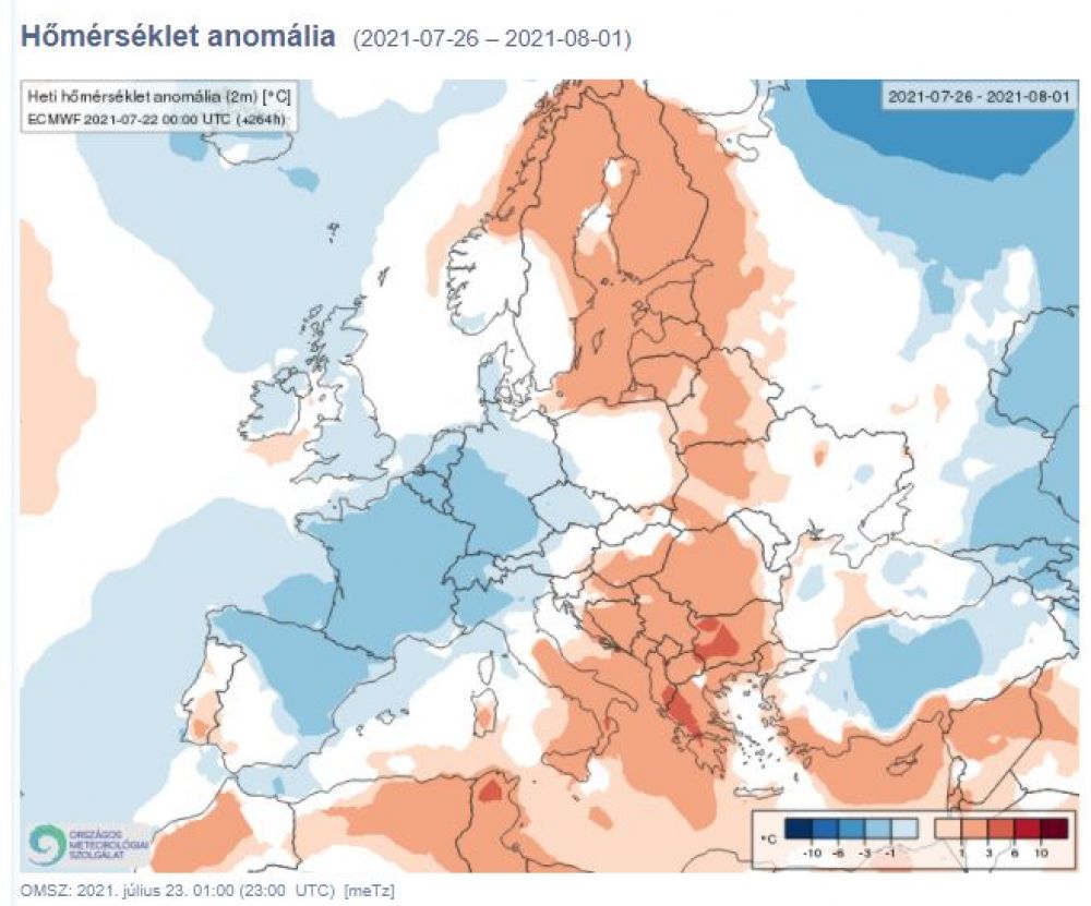 hőmérséklet anomália