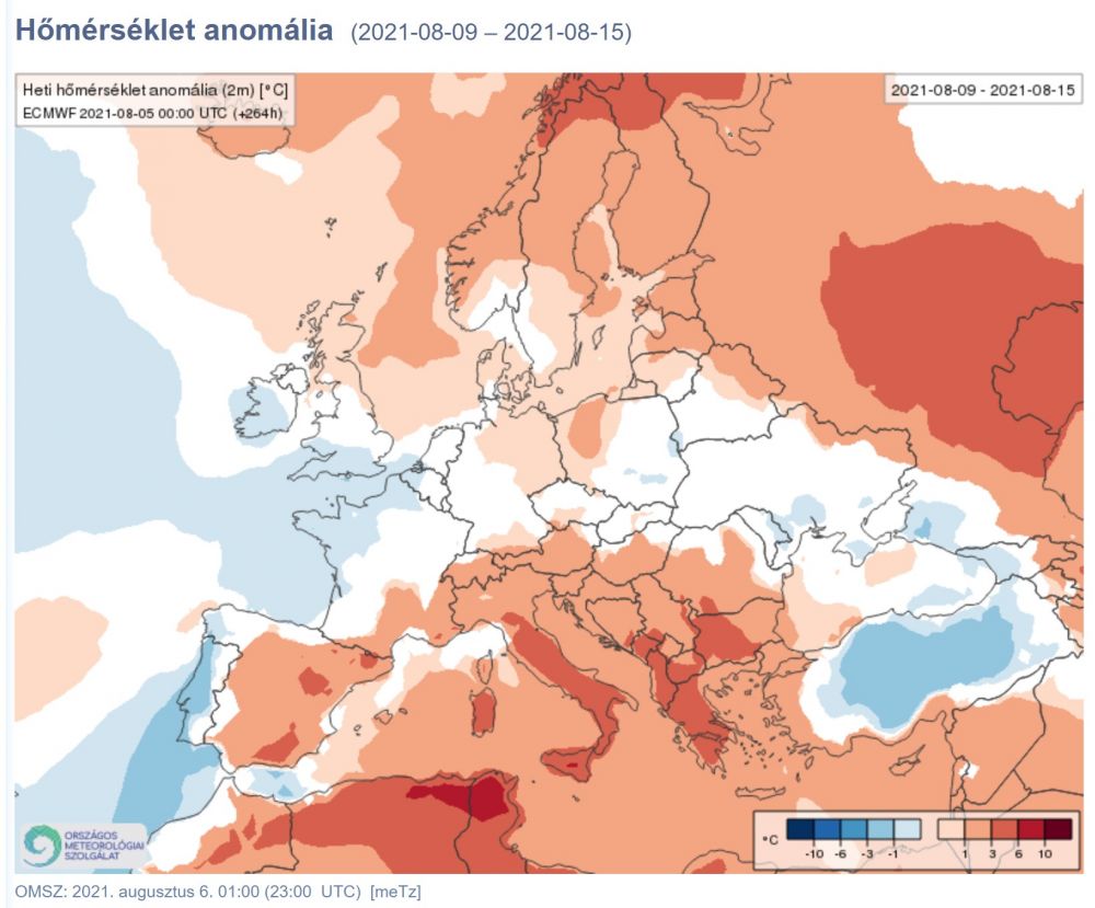 hőmérséklet anomália