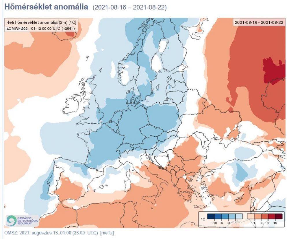 hőmérséklet anomália