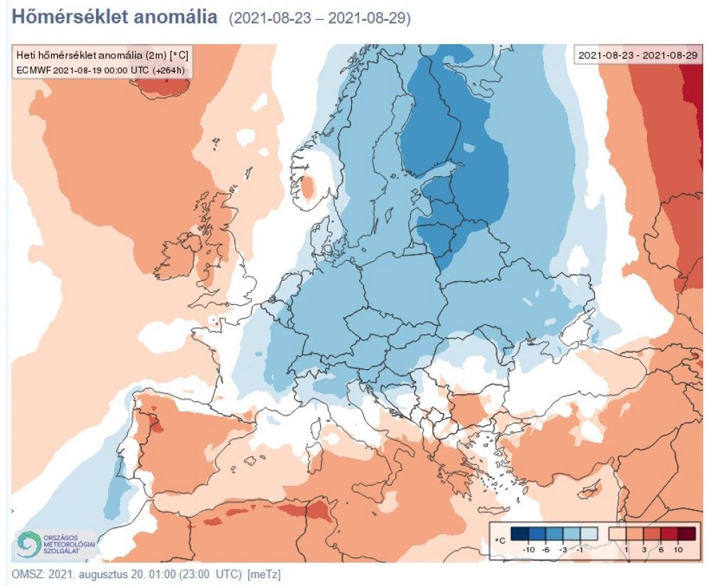 hőmérséklet anomália