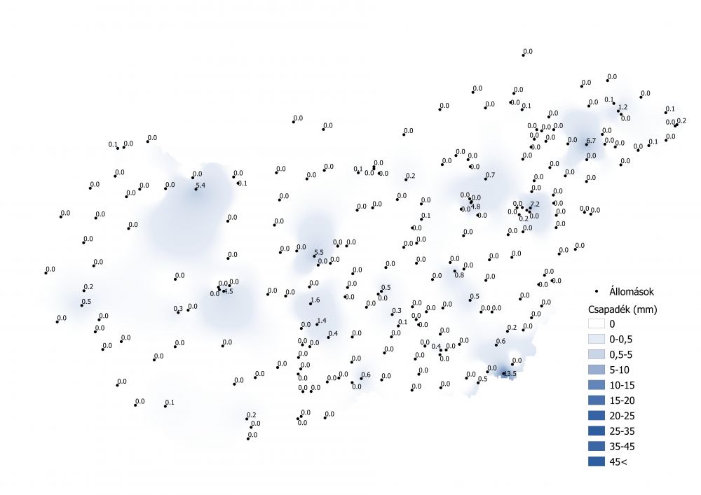 csapadék mennyiség
