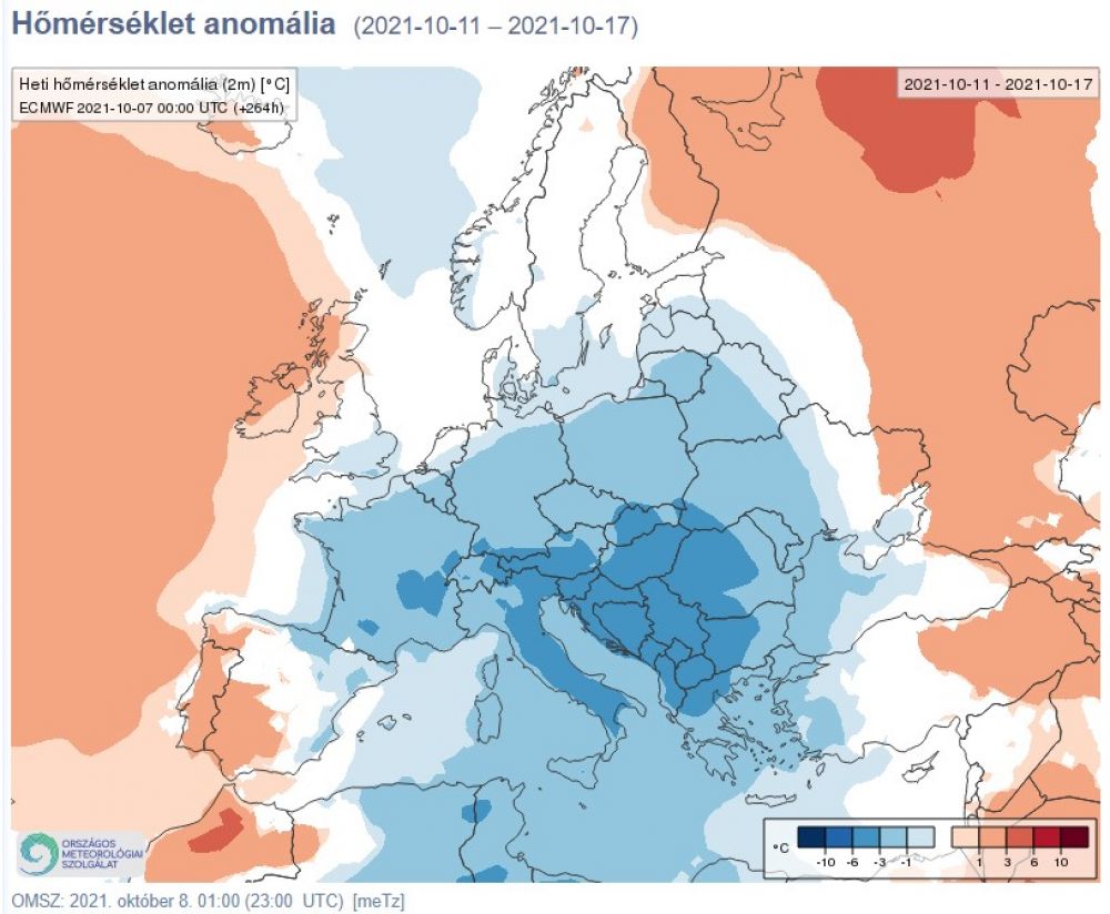 hőmérséklet anomália