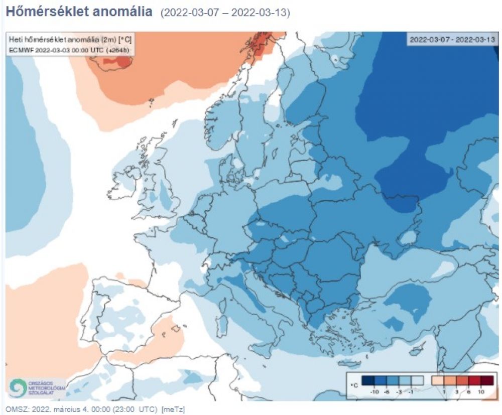 hőmérséklet anomális