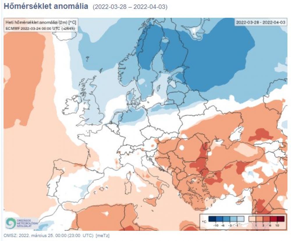 hőmérséklet anomália