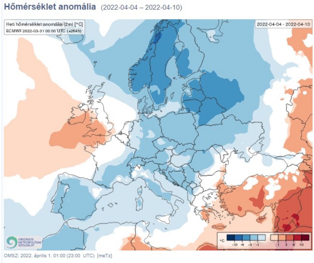 hőmérséklet anomália