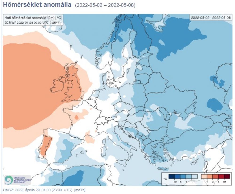 hőmérséklet anomália