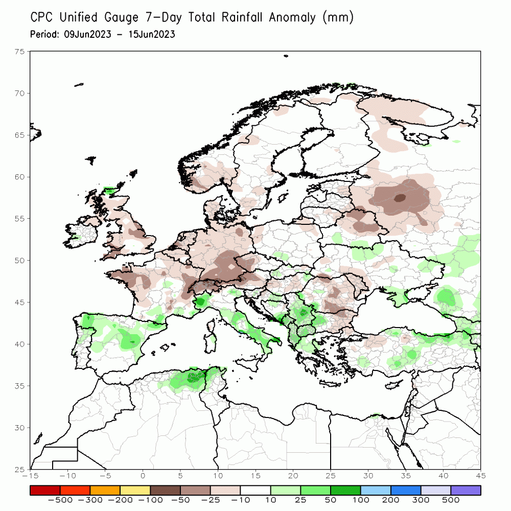 Csapadékanomália (mm) (06.09-06.15.) https://www.cpc.ncep.noaa.gov/