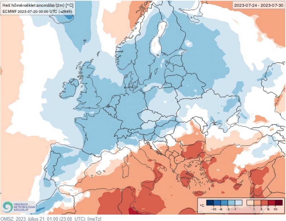Hőmérsékleti anomália (07.24-07.30.)