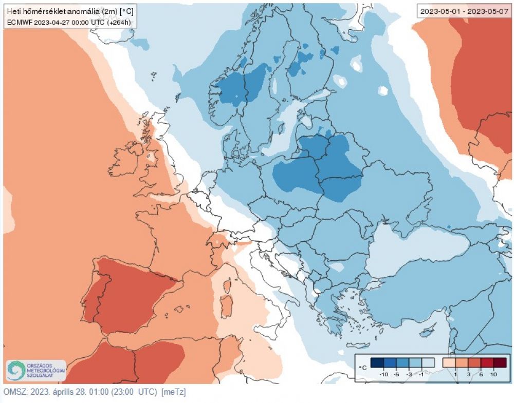 Hőmérsékleti anomália (05.01-07.)