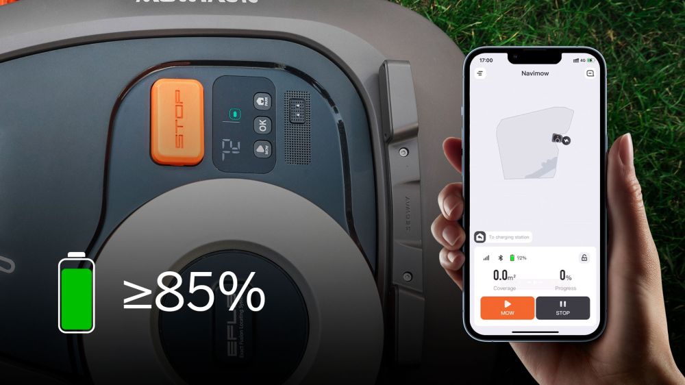 Az akkumulátor töltöttsége nagyobb mint 85%