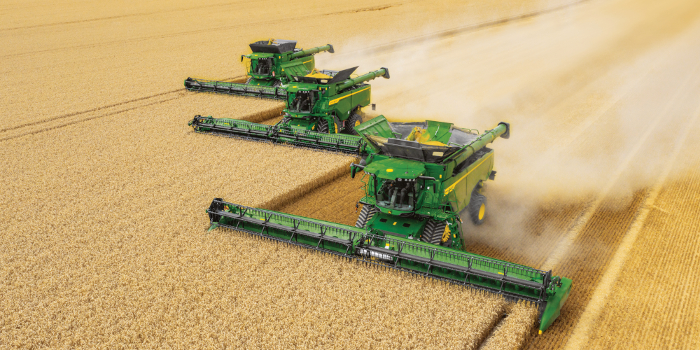 John Deere kombájnok